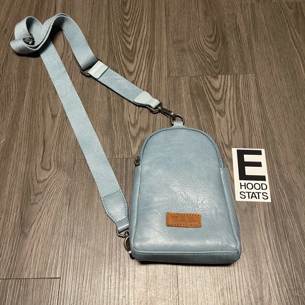 Wrangler Mini Crossbody Light Blue Bag